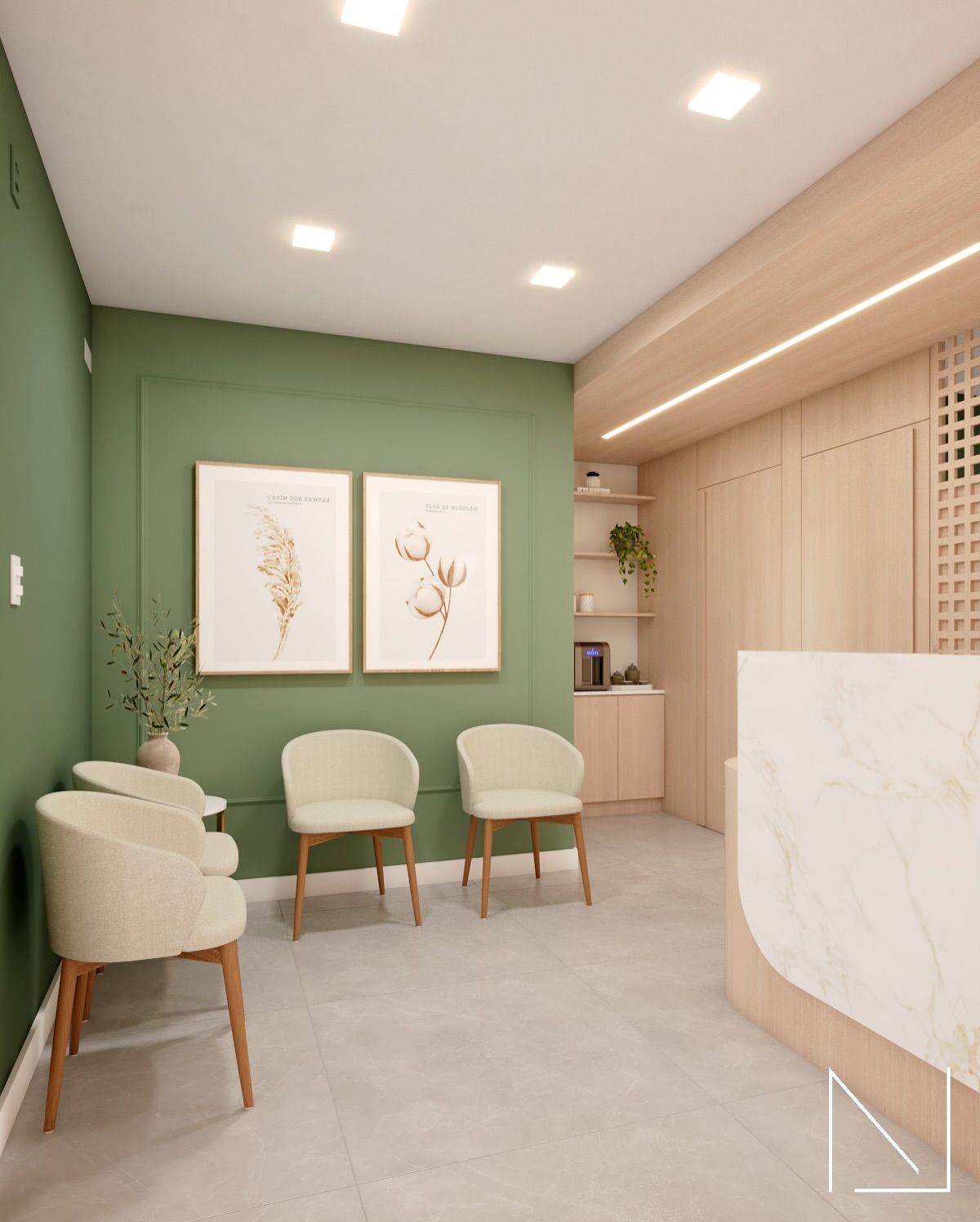 Interno dello studio di dermatologia e medicina estetica